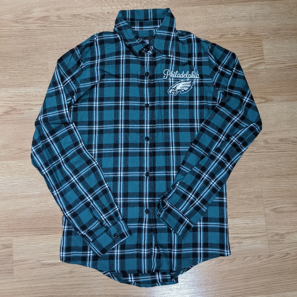 SOLD- NFL Philadelphia Eagles Long Sleeve Flannel